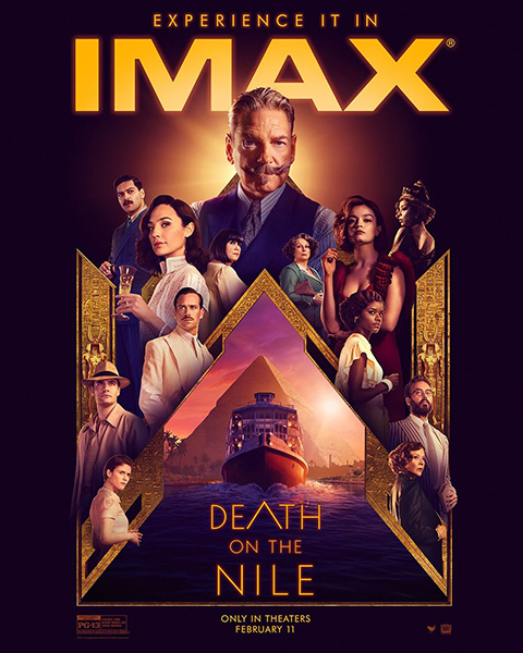 Gal Gadot Death on the Nile Imax Poster