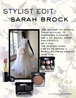 Stylist edit, Sarah Brock, The boldest of details (From ruffles to over-sized flowers) are a key bridal trend for AW 2013, so it was the perfect gown for me to design a bridal o-trend makeup look for