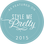 As featured on Style me pretty 2015